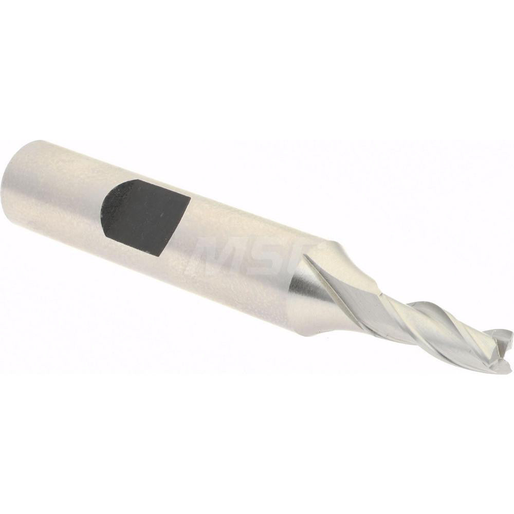 Hertel E1043012 Square End Mill 3/16" Dia, 1/2" LOC, 3 Flute, High Speed Steel