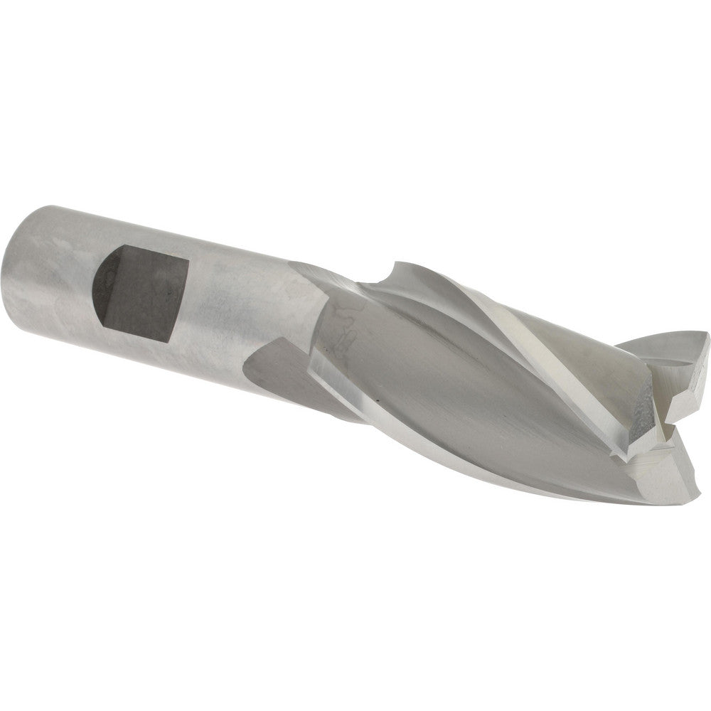 Hertel E1043964 Square End Mill 1'' Dia, 1-7/8'' LOC, 3/4'' Shank Dia, 4-1/8'' OAL, 3 Flutes, High Speed Steel