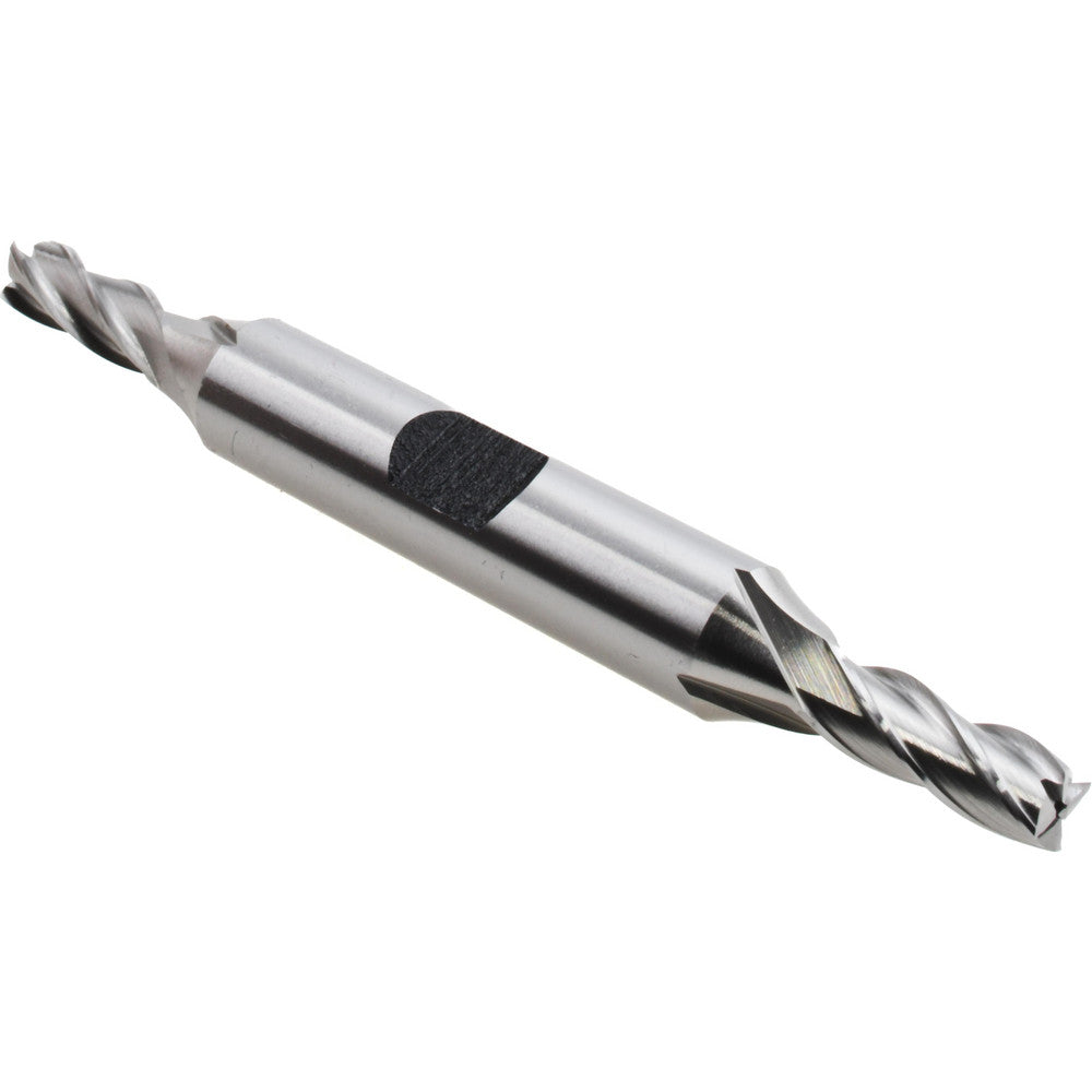 Hertel E1051014 Square End Mill 7/32'' Dia, 9/16'' LOC, 3/8'' Shank Dia, 3-1/4'' OAL, 4 Flutes, High Speed Steel