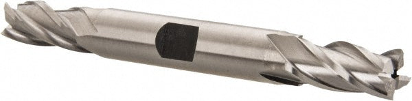 Hertel E199921322 Square End Mill 9/32'' Dia, 11/16'' LOC, 3/8'' Shank Dia, 3-3/8'' OAL, 3 Flutes, High Speed Steel