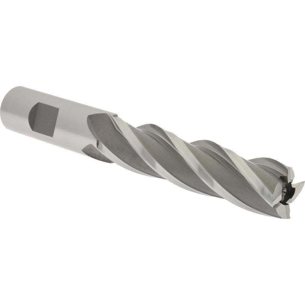 Hertel E1034048 Square End Mill 3/4'' Dia, 3'' LOC, 3/4'' Shank Dia, 5-1/4'' OAL, 4 Flutes, High Speed Steel