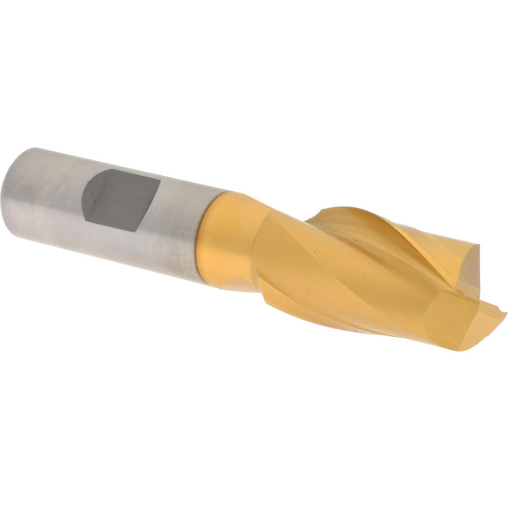 Hertel E8030905 Square End Mill 3/4'' Dia, 1-5/16'' LOC, 5/8'' Shank Dia, 3-7/16'' OAL, 2 Flutes, High Speed Steel