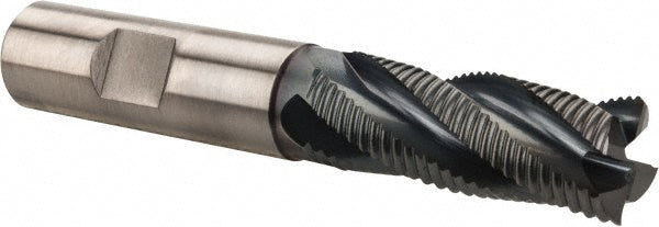 Hertel 41120759 Roughing End Mill 5/8" Dia, 4 Flute, Fine Pitch, Single End, Cobalt
