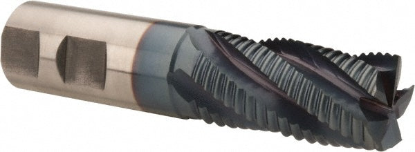Hertel 41120882 Roughing End Mill 1" Dia, 5 Flute, Coarse Pitch, Single End, Cobalt