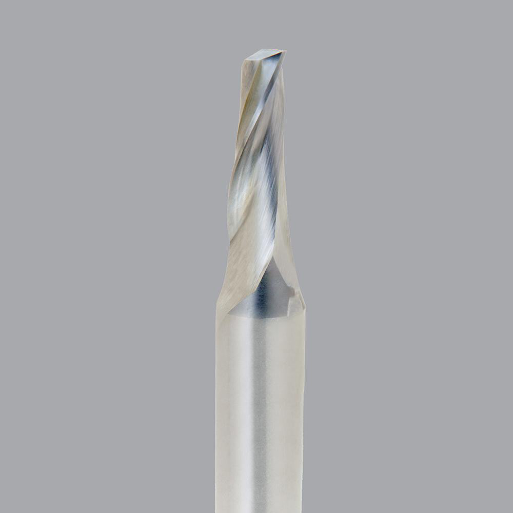 Onsrud 40-009 Spiral Router Bit 0.25" Dia, 0.75" LOC, 1/2" Shank Dia, Upcut