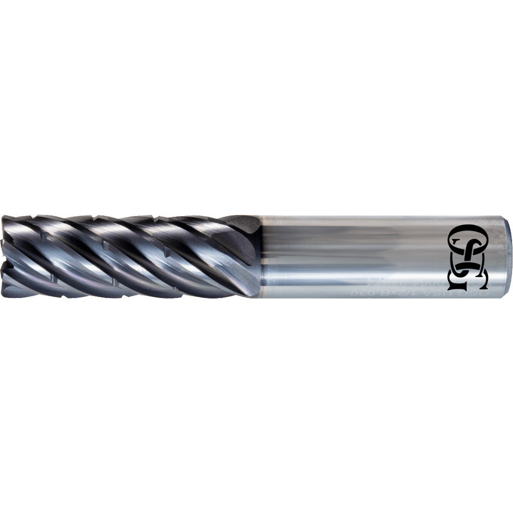 OSG VGM5-2130 Roughing & Finishing End Mill 1/2" Dia, 5 Flute, Square End, Chipbreaker, Solid Carbide