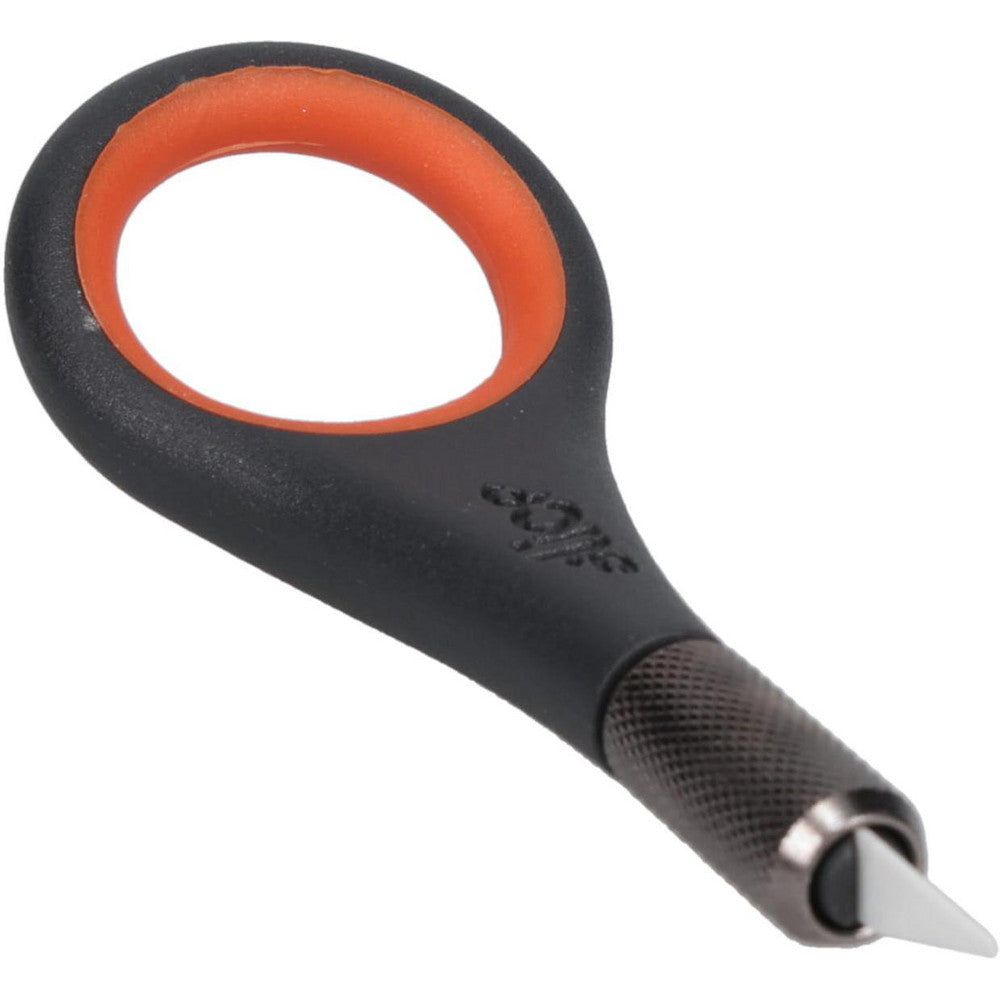 Slice 10580 Hobby Knives Trade Type Fixed Blade Knife Blade Type Round Tip Blade Material Ceramic Features Chemically Inert Blade Never Rusts Lowers Costs Non-Sparking, Non-Conductive Blade Reduces Injuries Includes Ceramic Blade