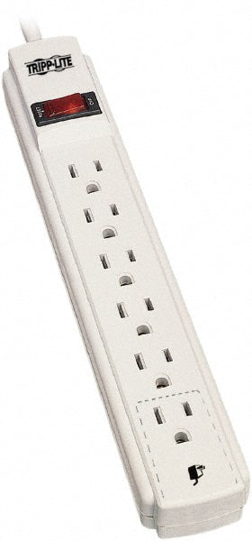Tripp-Lite PS615 6 Outlets, 120 VAC15 Amps, 15' Cord, Power Outlet Strip