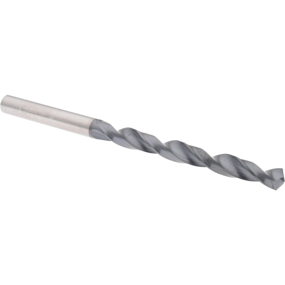 Accupro DH430004L Jobber Length Drill Bit Letter D (0.2460) Dia, 118 deg, Solid Carbide