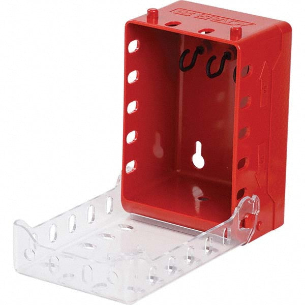 Brady 149173 1 2-Piece Kit 2.7" Deep x 4" Wide x 5.7" High Portable & Wall Mount Group Lockout Box