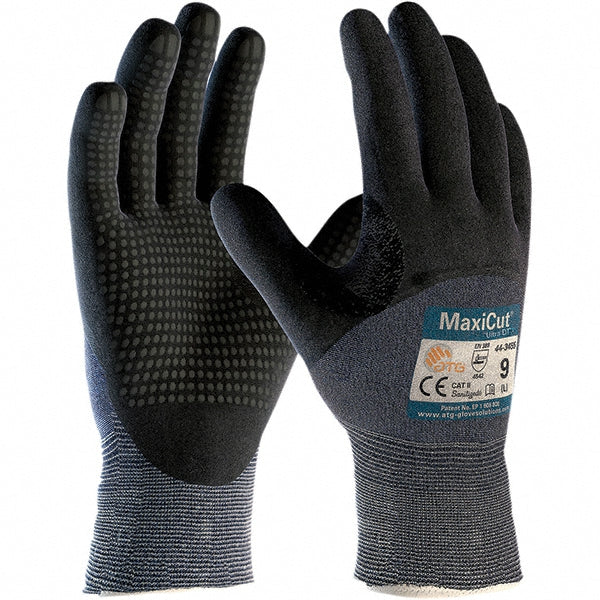 ATG 44-3455/XS Cut, Puncture & Abrasion-Resistant Gloves ATG 44-3455, Size X-Small, ANSI Cut A3, ANSI Puncture 2, Nitrile, Engineered Yarn