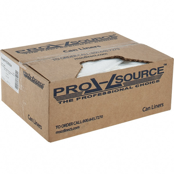 Pro-Source PSST183040C Pack of (250) 24 Gal Capacity, Clear, Linear Low-Denstiy Polyethylene (LLDPE), Hazardous Waste Bags