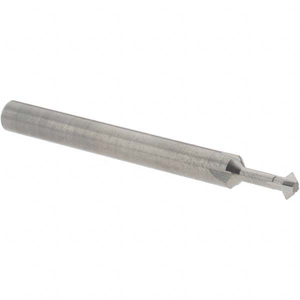 Accupro 41672239 Double Angle Milling Cutter 90 °, 5/32" Cut Dia, 5/64" Cut Width, 3/16" Shank Dia, Solid Carbide