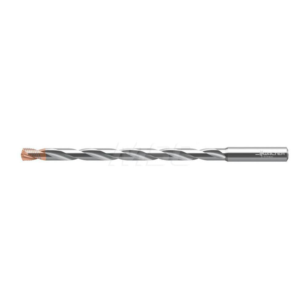 Walter-Titex 6745493 Extra Length Drill Bit 1/4" Dia, 140 ° Point, Solid Carbide