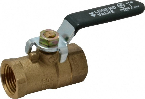 Legend Valve 101-063NL Full Port Bi-Directional Manual Ball Valve 1/2" Pipe, Full Port