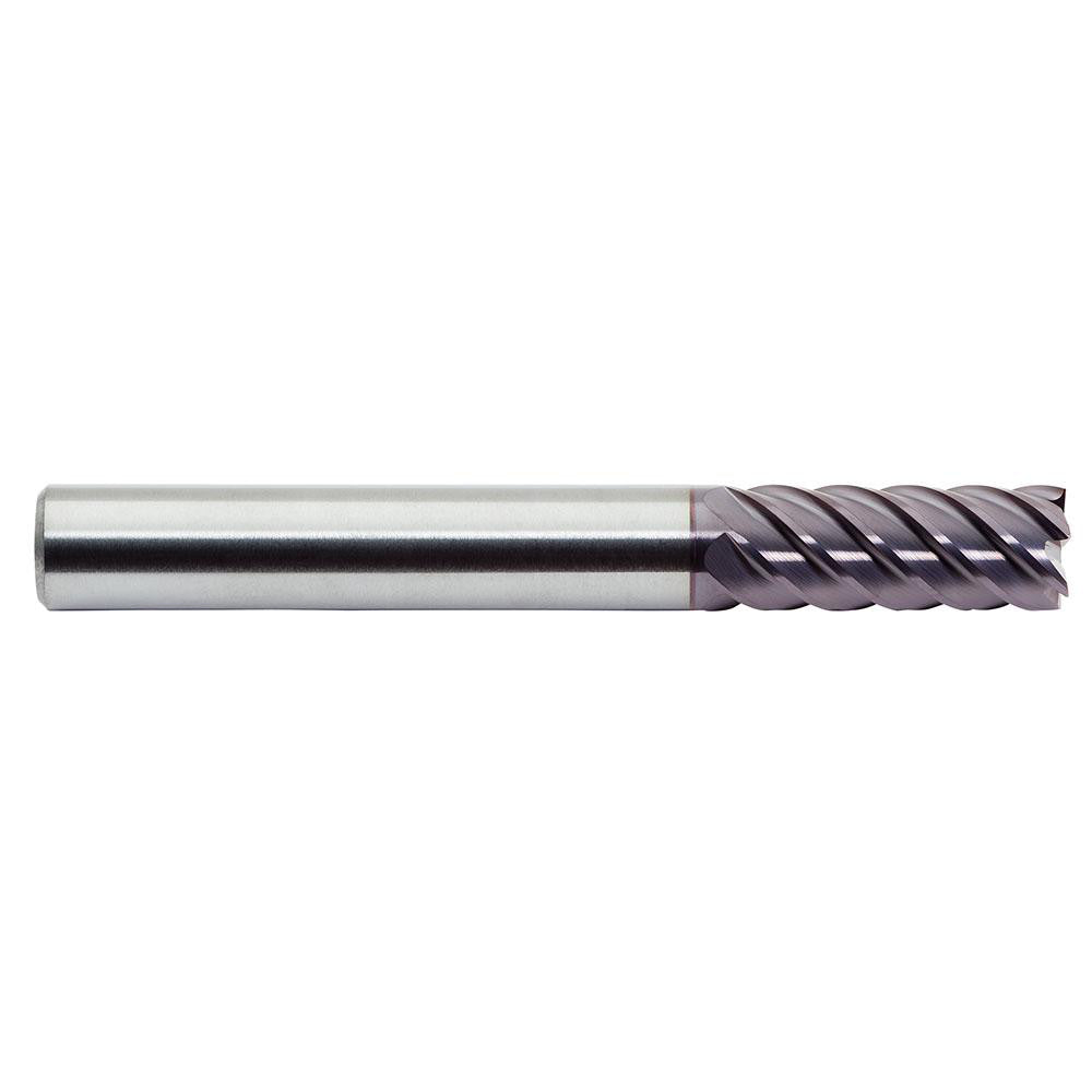 M.A. Ford 15737501A Corner Radius End Mill 3/8" Dia, 1" LOC, 0.015" Radius, 6 Flutes, Solid Carbide