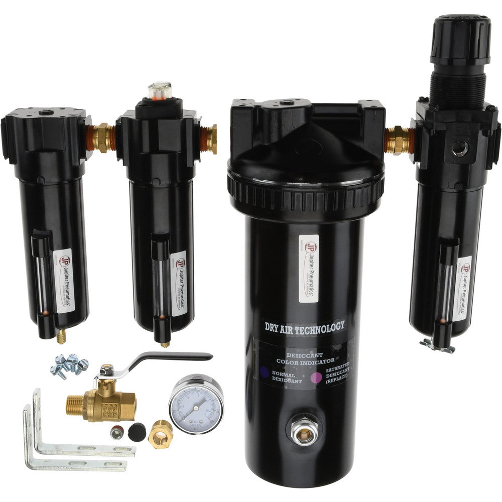 Pro-Source 8022911299PRO 25 CFM at 100 psi Inlet, 5 Stage Heavy-Duty Desiccant Dryer