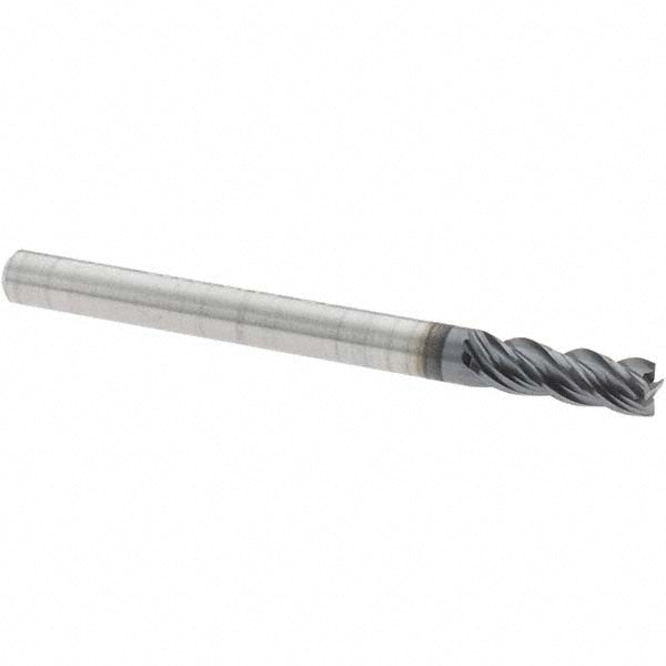 YG-1 EMB12008 Square End Mill 1/8" Dia, 3/8" LOC, 4 Flute, Solid Carbide