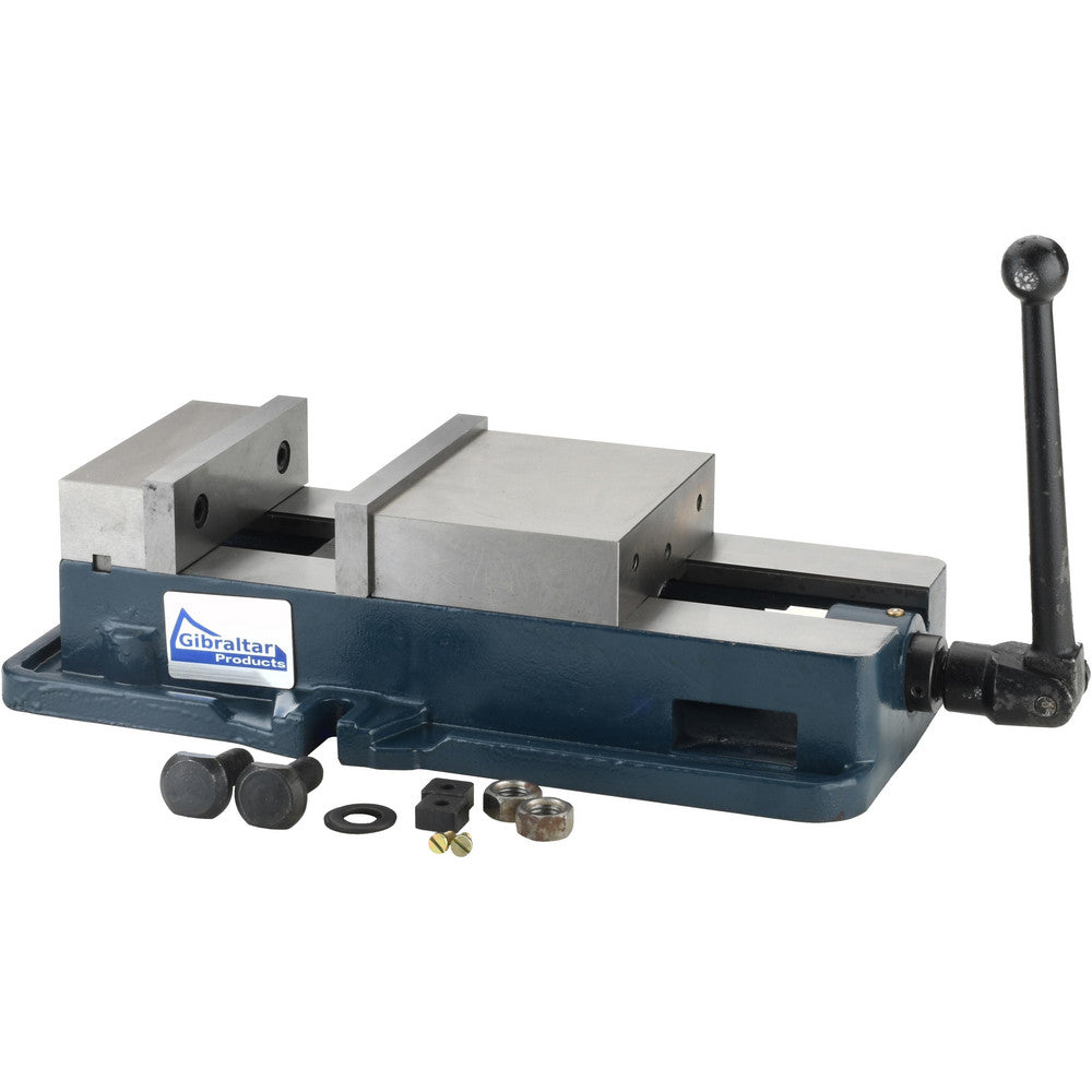 Gibraltar 428-72682 Machine Vise Single-Station, 6.0000" Jaw Width, 7-1/2" Jaw Opening, Stationary Base