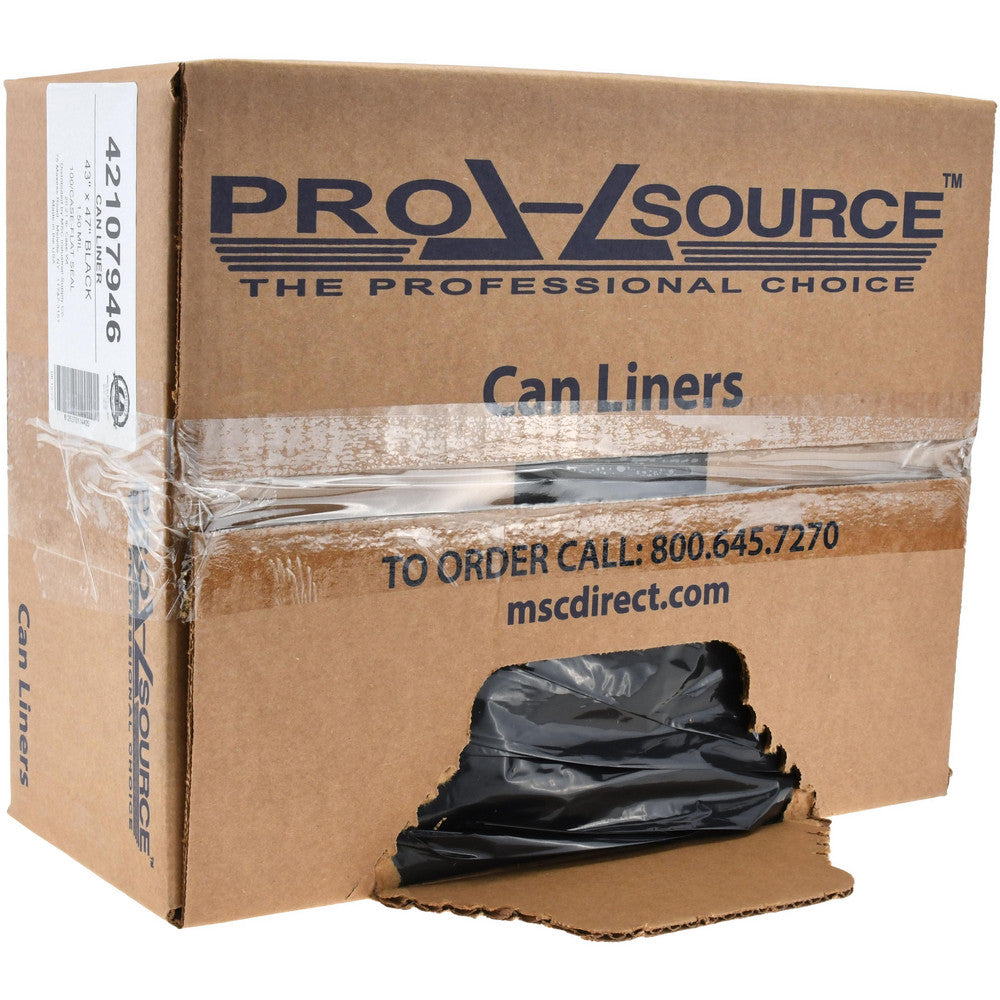 Pro-Source PSM4751FB Trash Bags 56 gal, 1.5 mil, 100 Pack