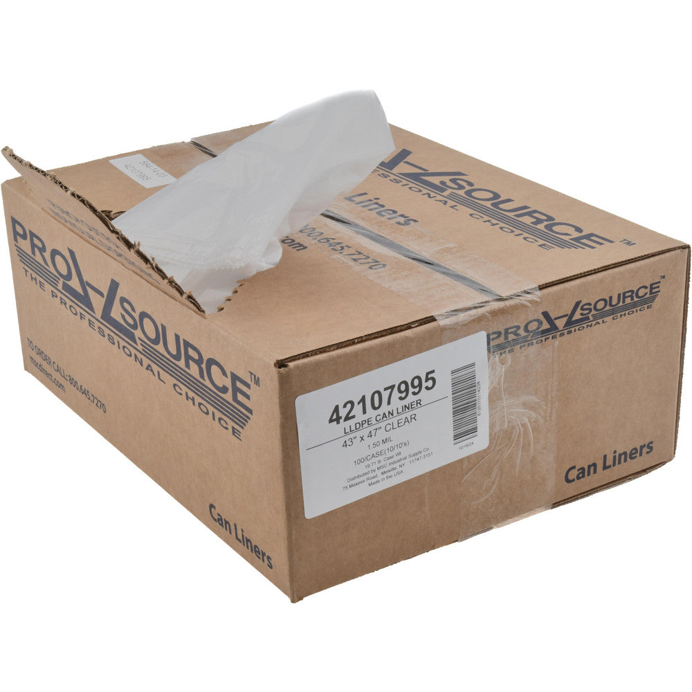 Pro-Source PSRST4347X1C Trash Bags 56 gal, 1.5 mil, 100 Pack