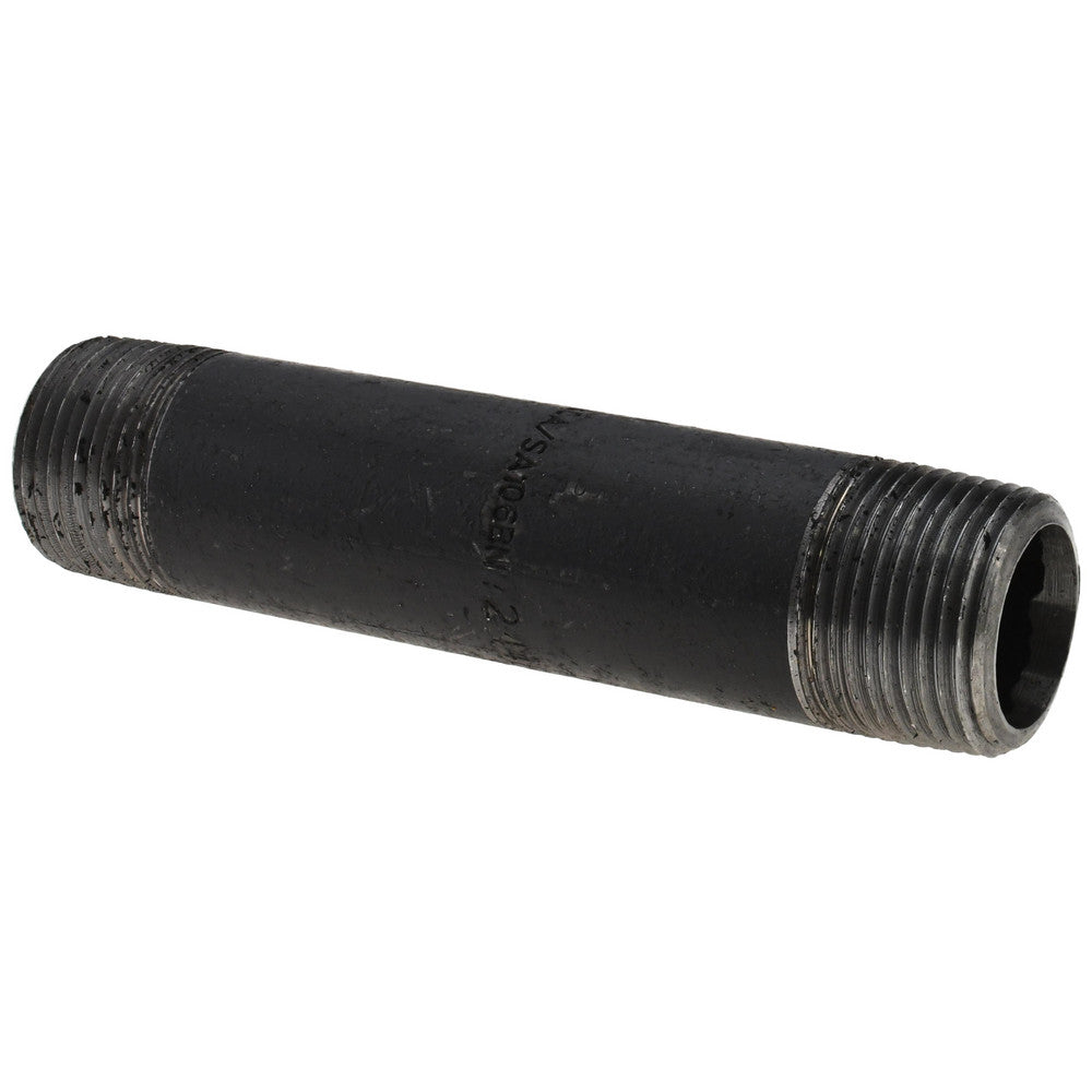 Value Collection 585-055XSBC Black Pipe Nipple 1" Dia x 5-1/2" Long, Schedule 80