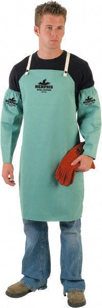 MCR Safety 39136 Bib Apron 9.00 oz Cotton, 36" OAL, Snaps Closure