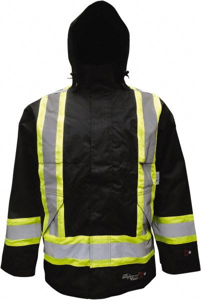 Viking 3907FRWJ-XL Rain Jacket Size XL, Black, Polyester
