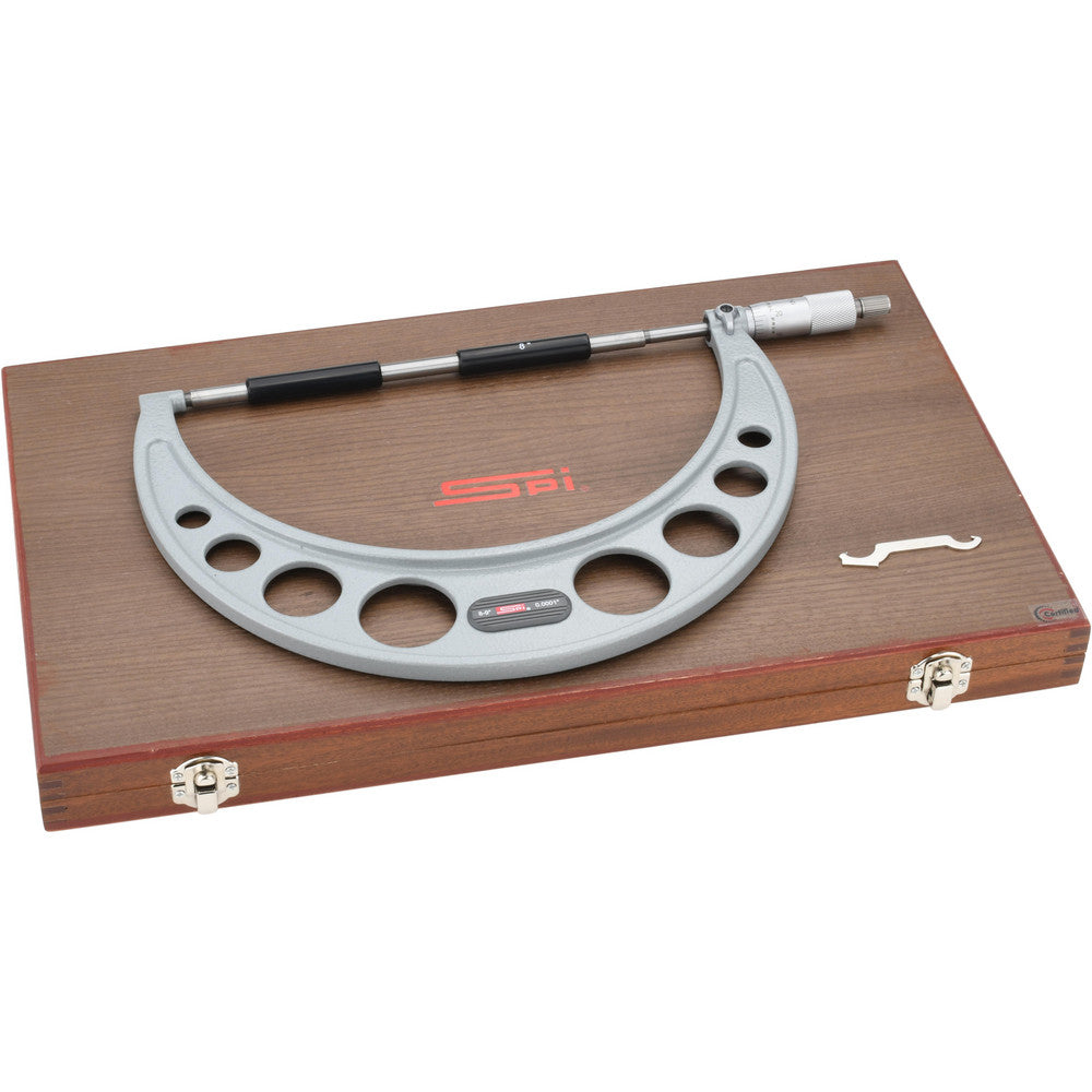 SPI MS1536-04 Mechanical Outside Micrometer 9" Range, 0.0001" Graduation