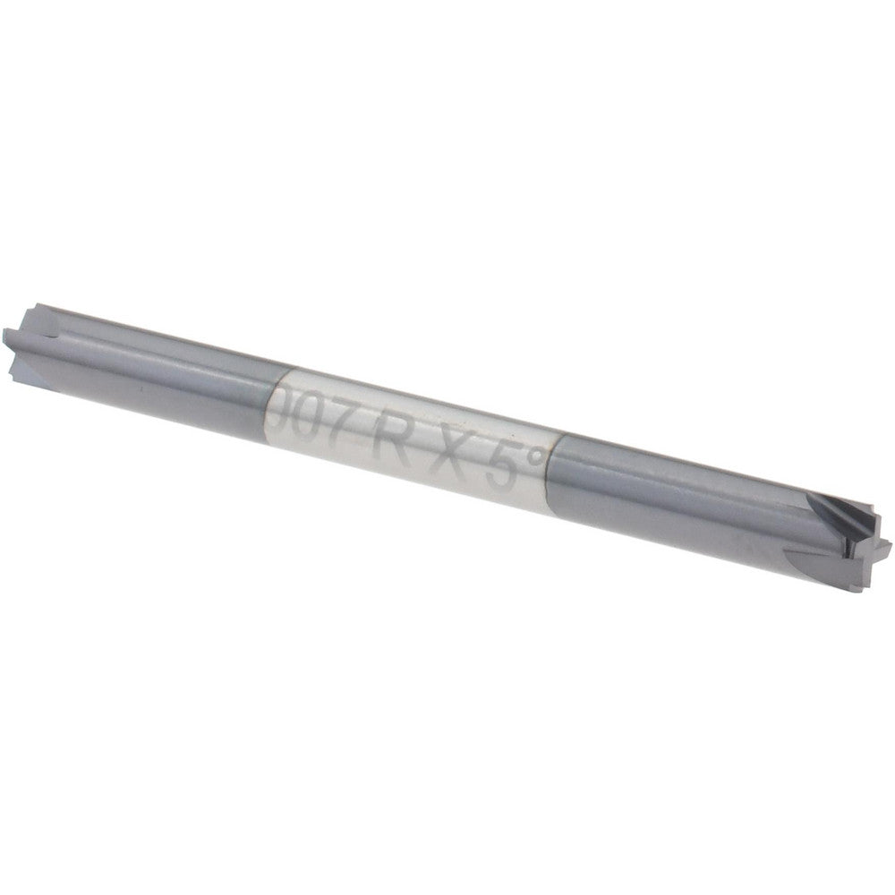 Harvey Tool 68007-C3 Corner Rounding End Mill 0.0070" Radius, 1/8" Dia, 4 Flutes, Solid Carbide