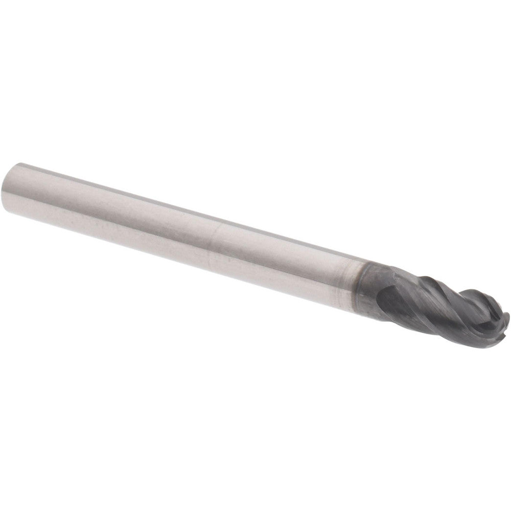 Accupro 311174 Ball End Mill 3/16" Dia, 5/16" LOC, 4 Flute, Solid Carbide