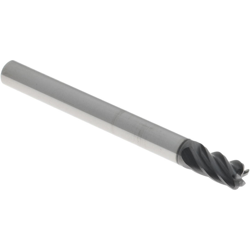 Accupro 95169871 Corner Radius End Mill 3/16" Dia, 5/16" LOC, 38 deg Helix, Corner Radius End, Centercutting Series HS