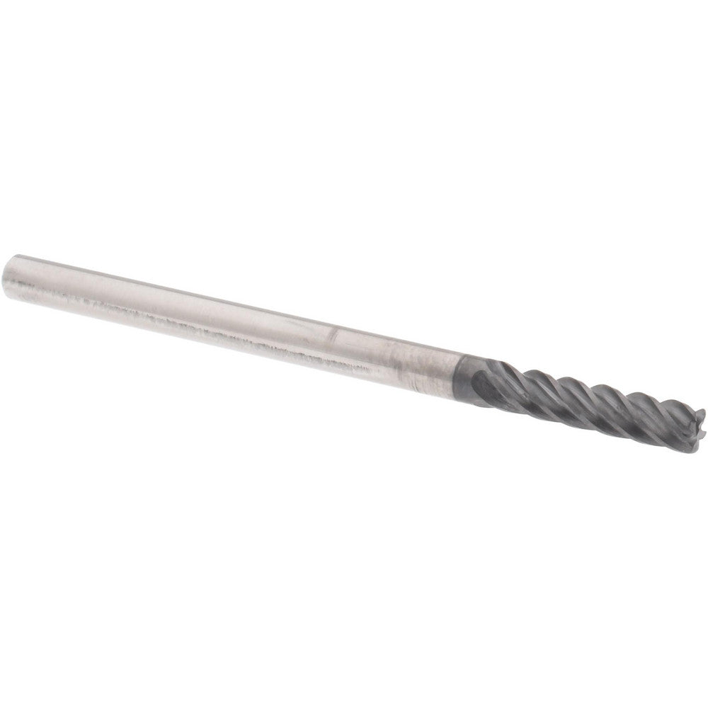 Accupro 311362 Corner Radius End Mill 1/8" Dia, 1/2" LOC, 38 deg Helix, Corner Radius End, Centercutting Series HS