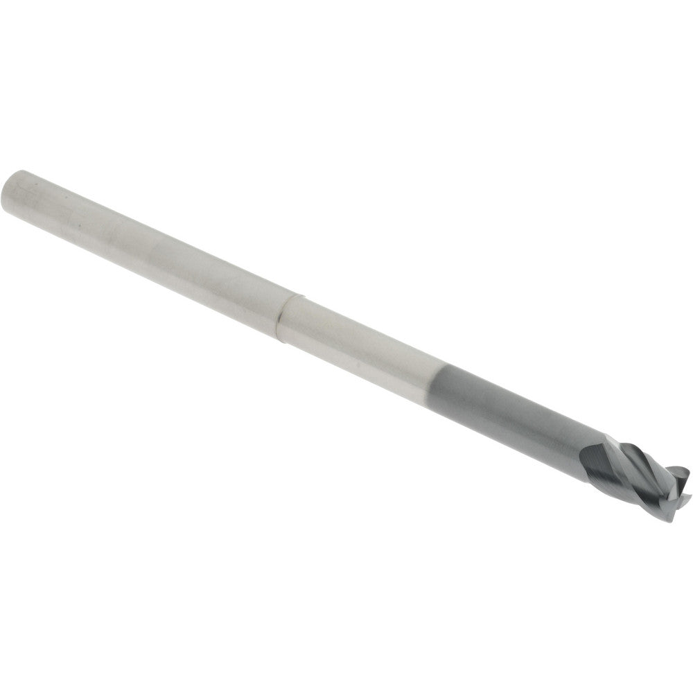 Accupro 310843 Corner Radius End Mill 3/8" Dia, 1/2" LOC, 38 deg Helix, Corner Radius End, Centercutting Series HS