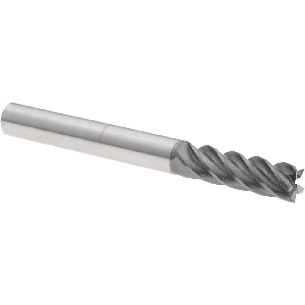 Accupro 311509 Corner Radius End Mill 5/16" Dia, 1" LOC, 38 deg Helix, Corner Radius End, Centercutting Series HS