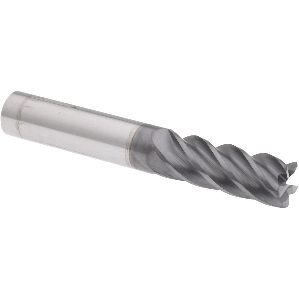 Accupro 311550 Corner Radius End Mill 3/8" Dia, 1" LOC, 38 deg Helix, Corner Radius End, Centercutting Series HS