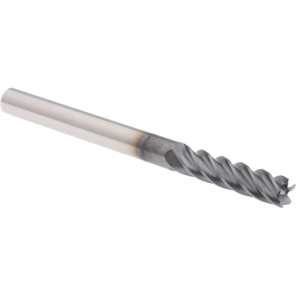 Accupro 311448 Corner Radius End Mill 1/4" Dia, 1" LOC, 38 deg Helix, Corner Radius End, Centercutting Series HS