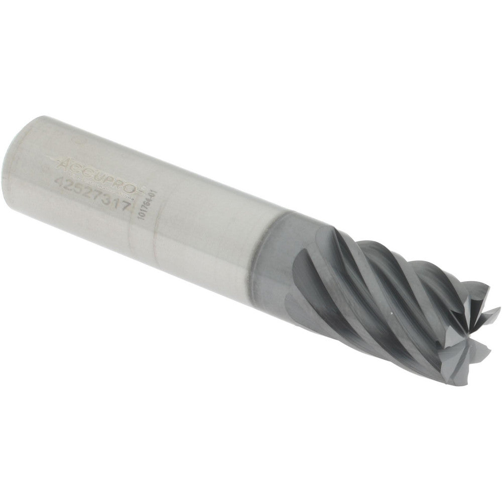 Accupro 312616 Square End Mill 1/2" Dia, 3/4" LOC, 7 Flute, Solid Carbide