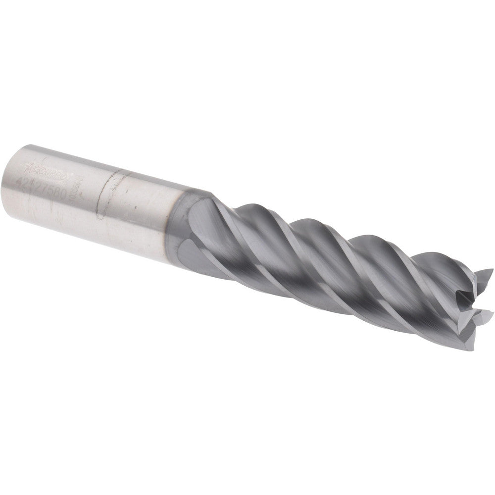 Accupro 311741 Roughing & Finishing End Mill 5/8" Dia, 5 Flute, Solid Carbide