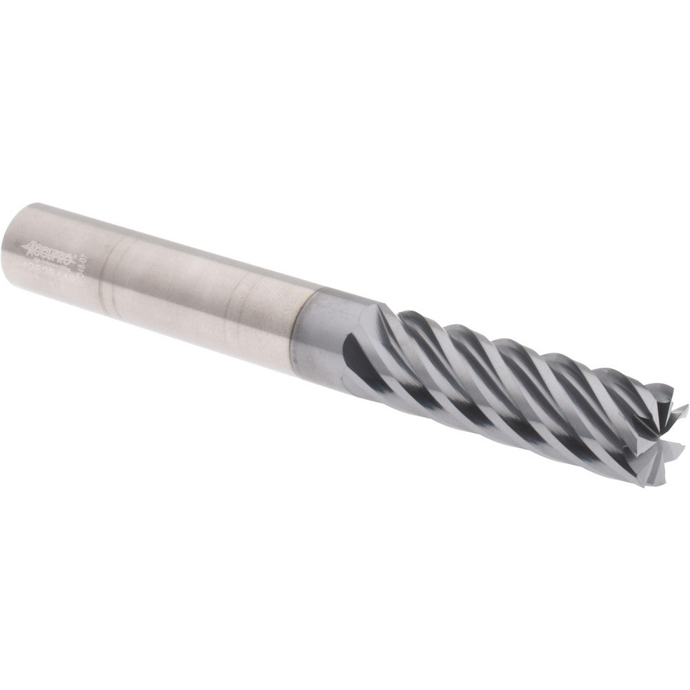 Accupro 312695 Square End Mill 5/8" Dia, 2" LOC, 7 Flute, Solid Carbide