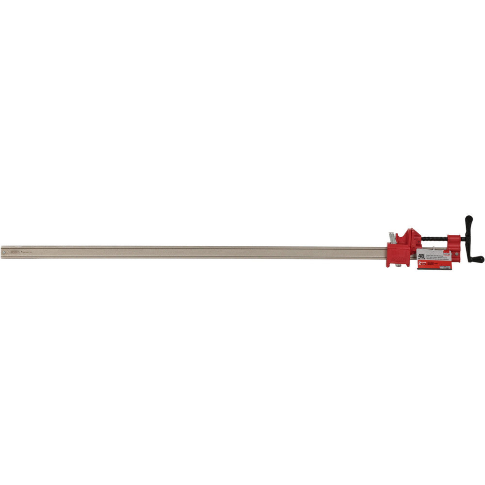 Bessey IBEAM48 Steel Bar Clamp 48" Capacity, 2" Throat Depth, 5,100 lb Clamp Pressure, 52" OAL