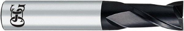 OSG 36210007 Square End Mill 3/16" Dia, 9/16" LOC, 2 Flute, Solid Carbide