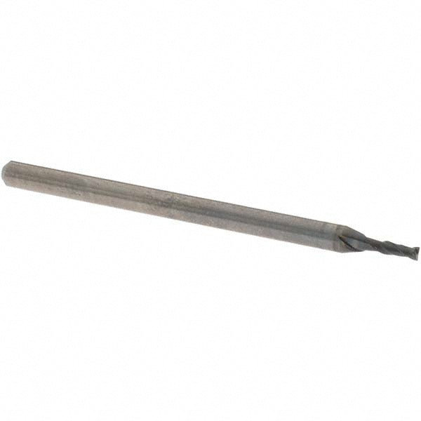 OSG 36210001 Square End Mill 1/16" Dia, 3/16" LOC, 2 Flute, Solid Carbide