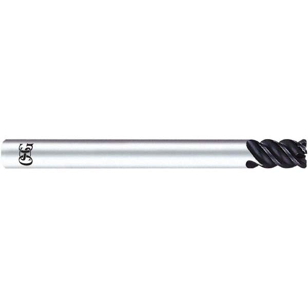 OSG 44450002 Corner Radius End Mill 3/16" Dia, 1/2" LOC, 0.0100" Radius, 4 Flute, Solid Carbide