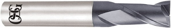 OSG 3181840 Square End Mill 4.00 mm Dia, 6.00 mm LOC, 2 Flute, Solid Carbide