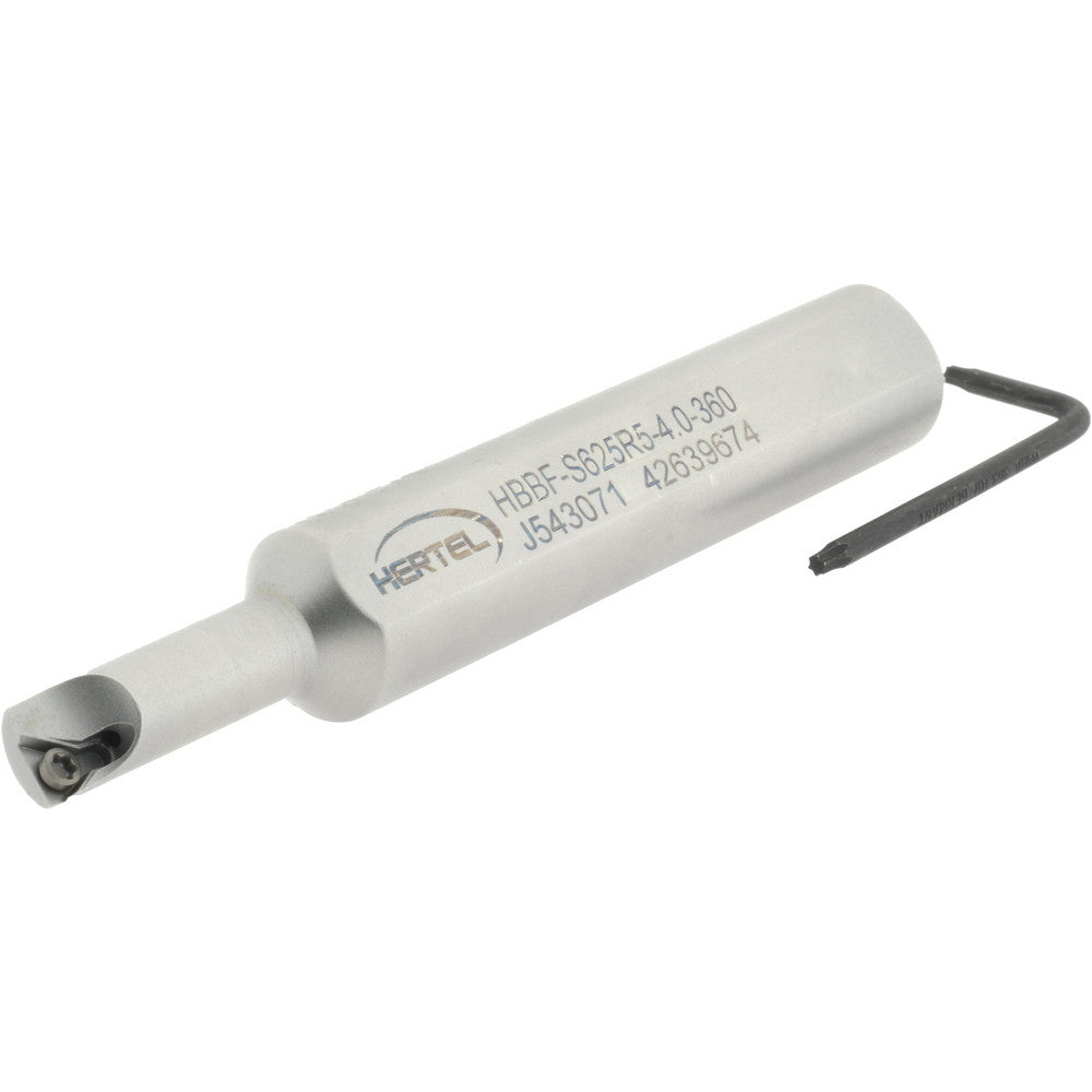 Hertel H59869214 Indexable Boring Bar HBBF-S625R5-4.0-360, 0.3600" Min Bore, Right Hand, Steel