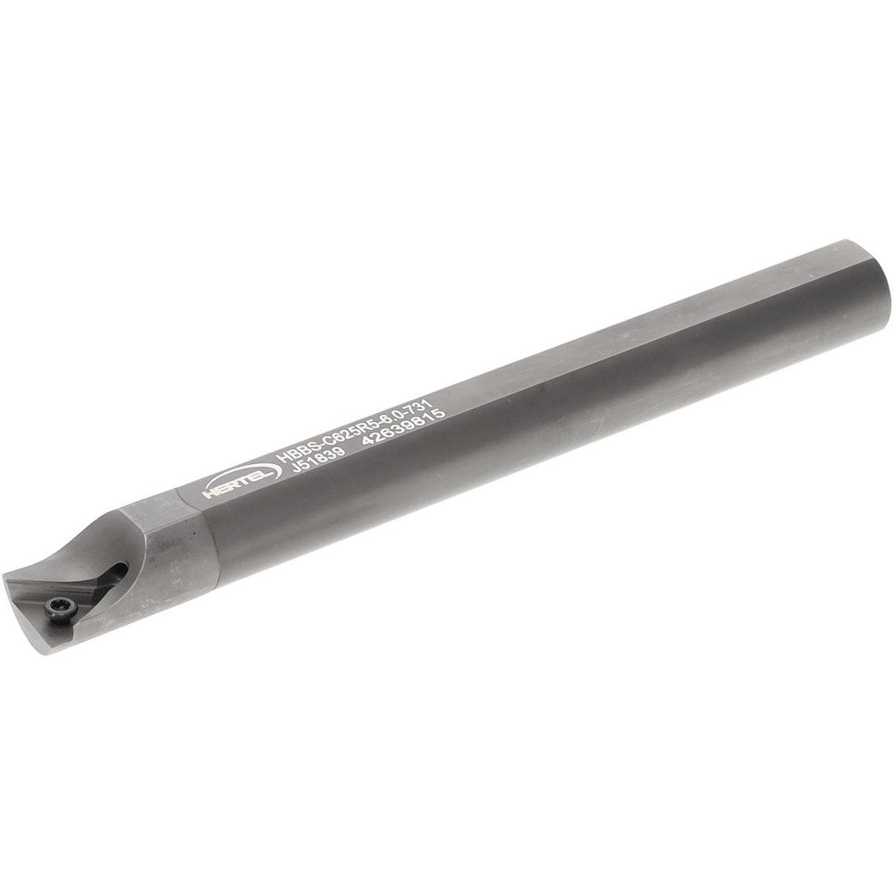 Hertel H59870584 Indexable Boring Bar HBBS-C625R5-6.0-731, 0.7310" Min Bore, Right Hand, Solid Carbide