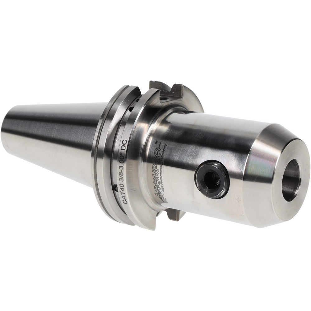 Accupro 771034 End Mill Holder CAT40 Taper, Dual Contact Taper Shank, 5/8" Hole Dia