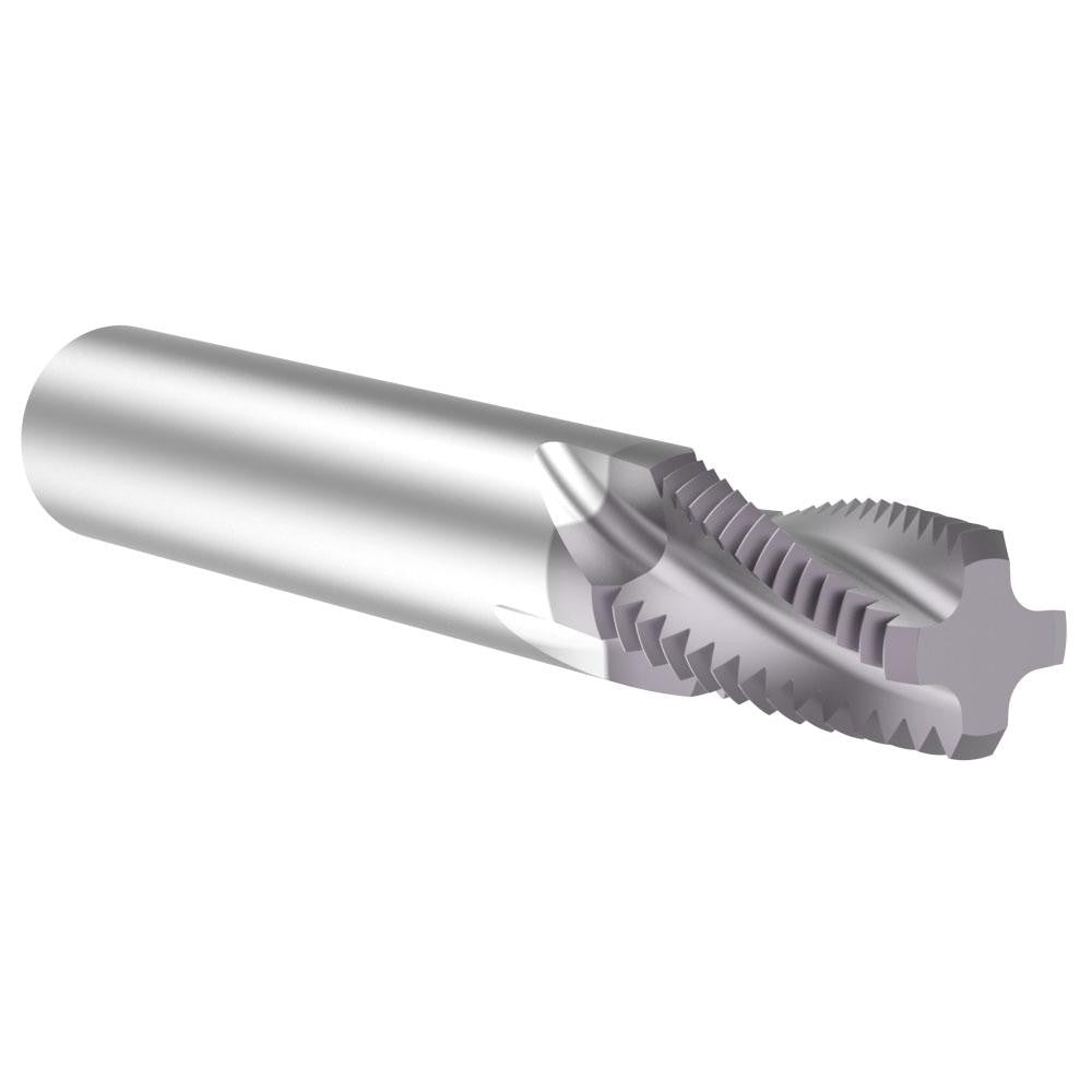 Allied Machine and Engineering TM11NPT Helical Flute Thread Mill 1 - 11-1/2, Internal & External, 4 Flute, 5/8" Shank Dia, Solid Carbide