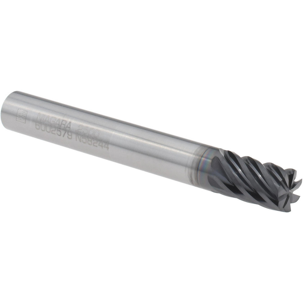 Seco 17002312 Corner Chamfer End Mill 1/4" Dia, 3/8" LOC, 7 Flute, 0.0030" Chamfer Width, Solid Carbide